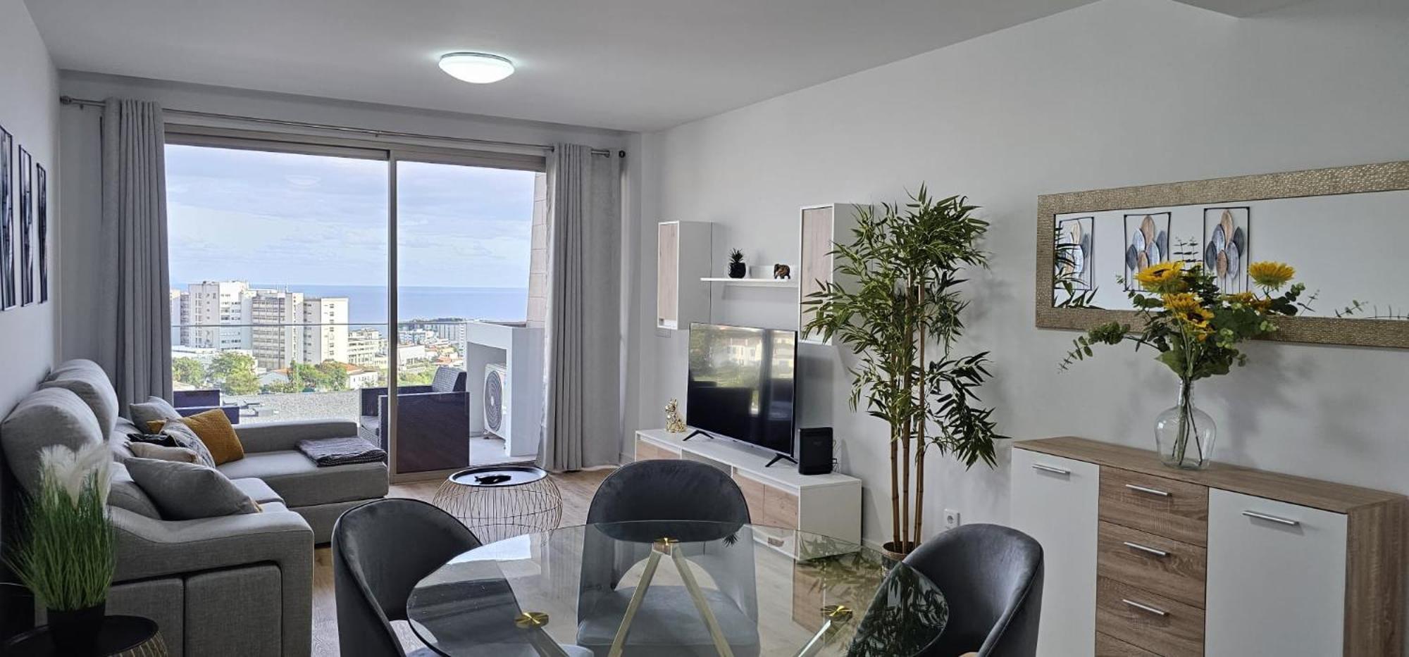 شقة Vista Mar - Ac, Parking And Pool فونشال المظهر الخارجي الصورة